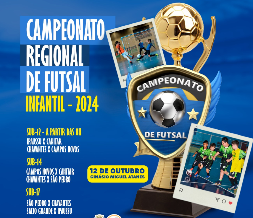 CAMPEONATO REGIONAL DE FUTSAL INFANTIL