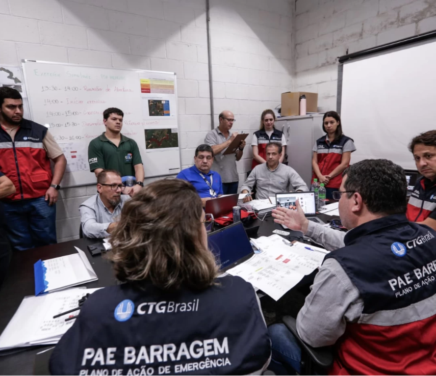 CTG Brasil realiza simulados de evacuação de emergência de barragem nas Usinas Hidrelétricas Chavantes e Salto Grande