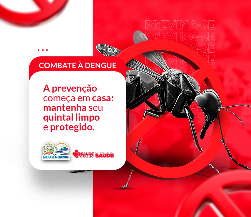 Prevenção é a Nossa Melhor Arma contra a Dengue!