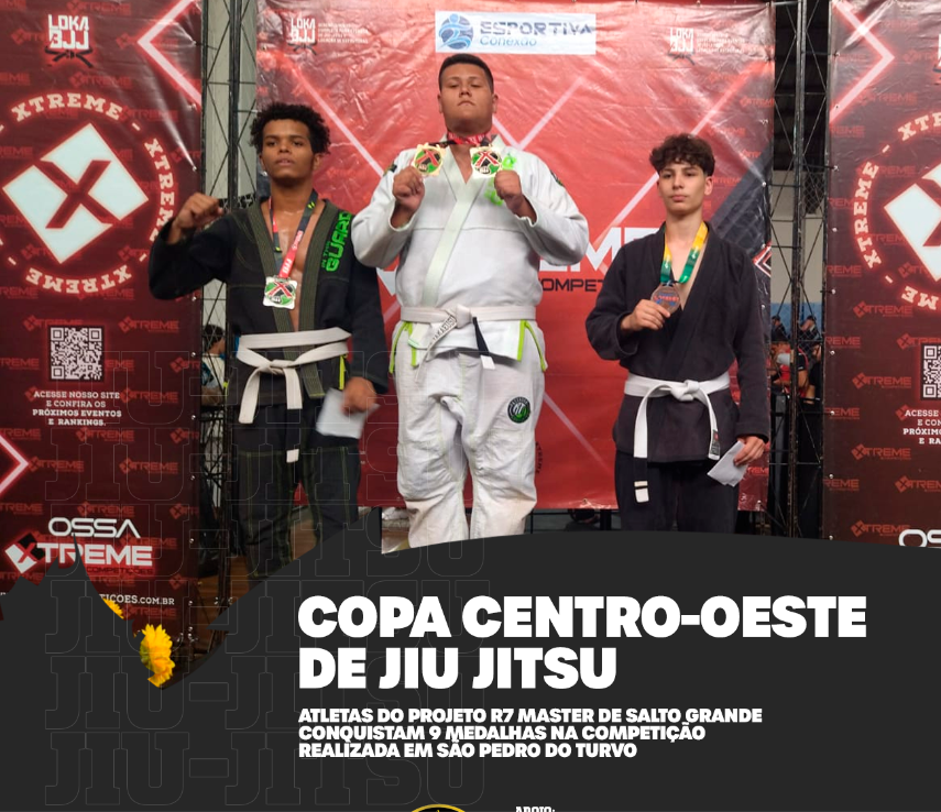 Salto Grande brilha na Copa Centro-Oeste de Jiu-Jitsu!