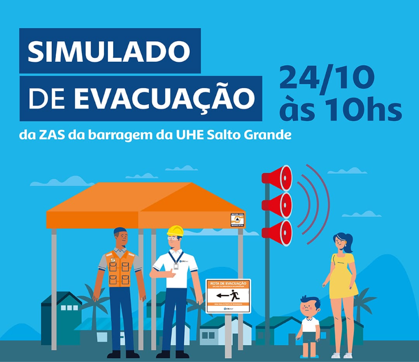 Treinamento de Evacuação Geral da Vila dos Pescadores